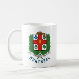 Taza De Café Escudo de armas de Montreal, CANADÁ