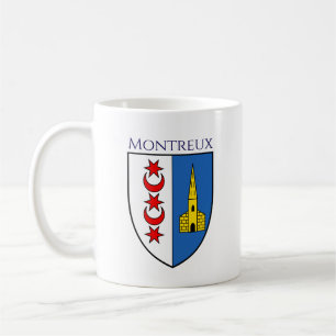 Taza De Café Escudo de armas de Montreux, Suiza