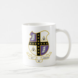 Taza De Café Escudo de Armas de Mu Phi Epsilon