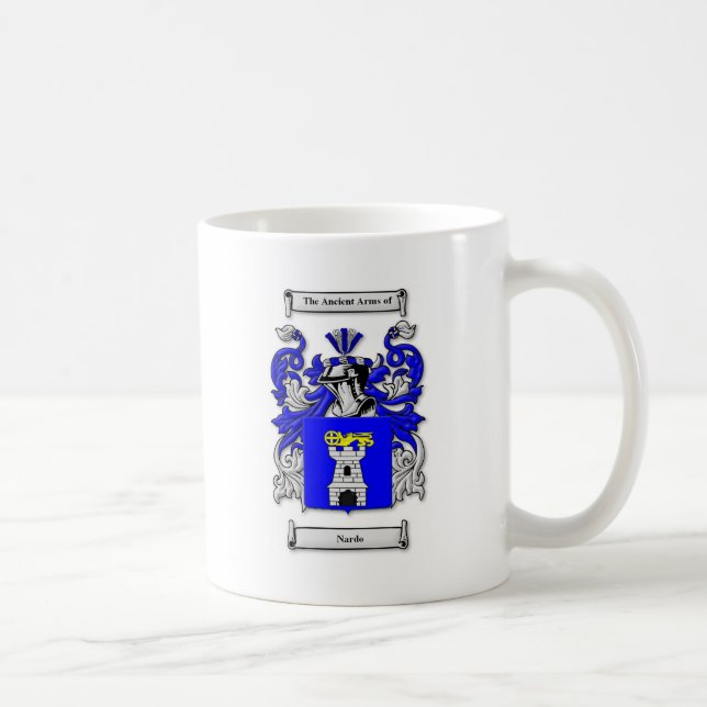 Taza De Café Escudo de armas de Nardo (Derecha)
