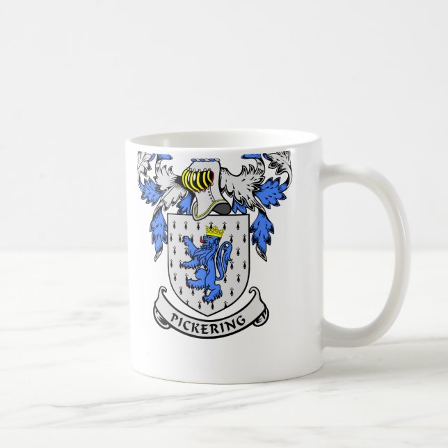 Taza De Café Escudo de armas de PICKERING (Derecha)