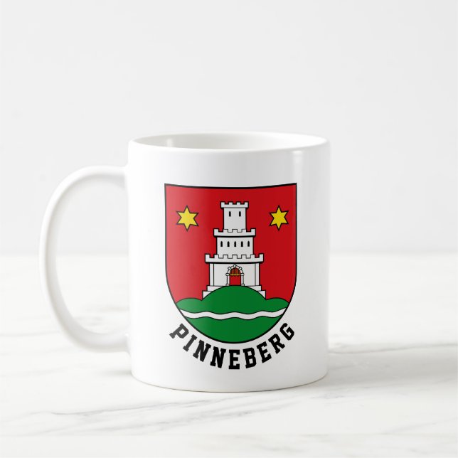 Taza De Café Escudo de armas de Pinneberg, Alemania (Izquierda)