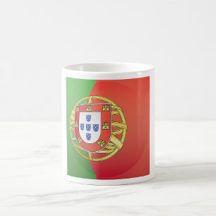 Taza De Café Escudo de Armas de Portugal Cresta Portuguesa Band