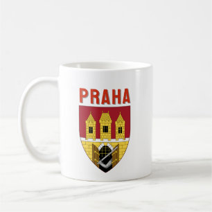 Taza De Café Escudo de armas de Praga, República Checa