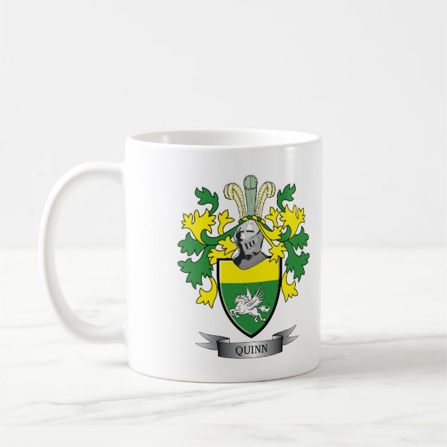 Taza De Café Escudo de armas de Quinn (Izquierda)