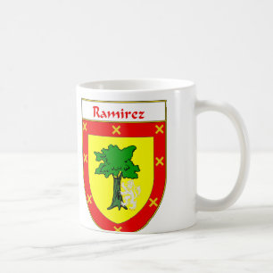 Taza De Café Escudo de armas de Ramírez/escudo de la familia