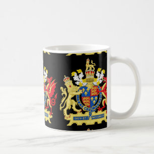 TAZA DE CAFÉ ESCUDO DE ARMAS DE REY HENRY THE EIGHTH