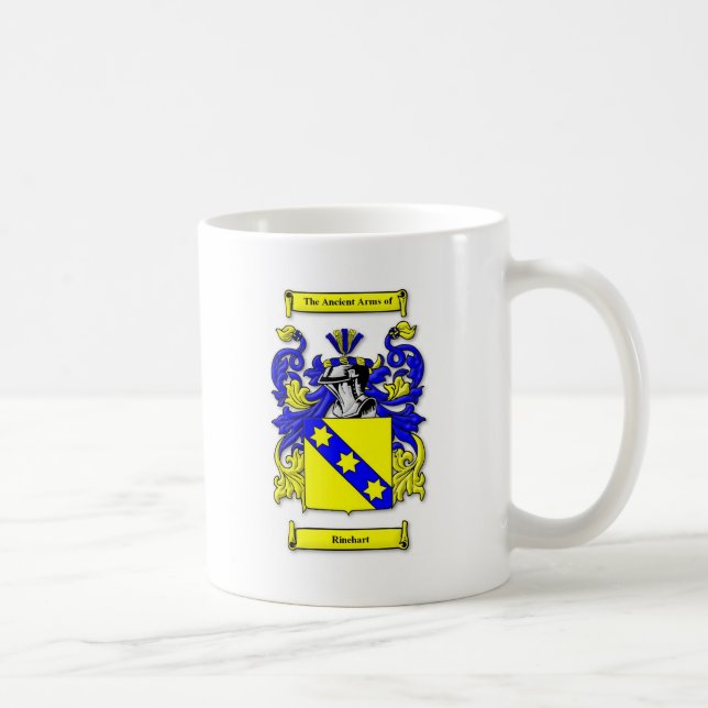 Taza De Café Escudo de armas de Rinehart (Derecha)