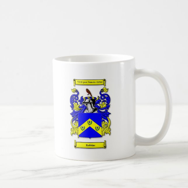 Taza De Café Escudo de armas de Robbins (Derecha)
