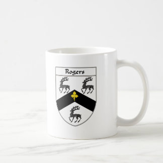 Taza De Café Escudo de armas de Rogers/escudo de la familia