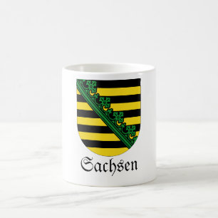 Taza De Café Escudo de armas de Sajonia Wappen