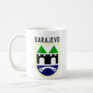 Taza De Café Escudo de armas de Sarajevo, Bosnia y Herzegovina