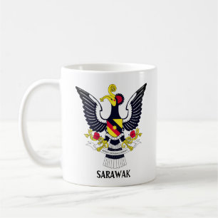 Taza De Café Escudo de armas de Sarawak - MALASIA