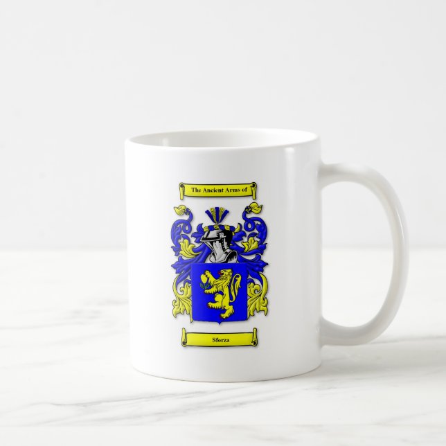Taza De Café Escudo de armas de Sforza (Derecha)