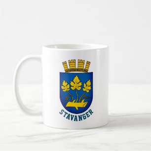 Taza De Café Escudo de armas de Stavanger, Noruega