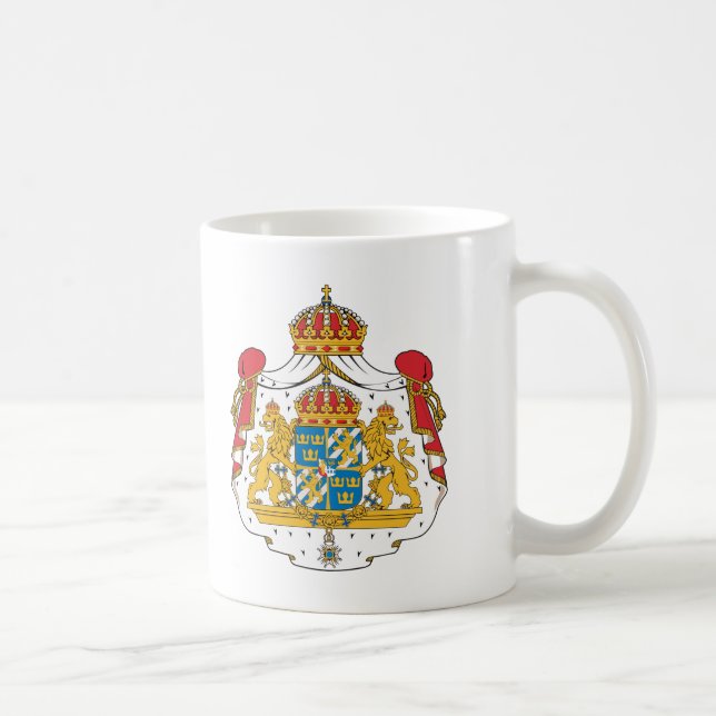Taza De Café Escudo de armas de Suecia (Derecha)