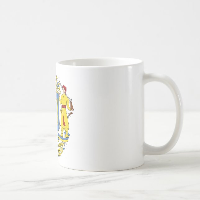 Taza De Café Escudo de armas de Ucrania (Derecha)