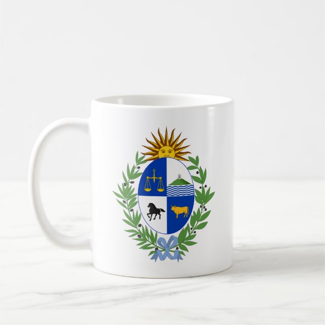 Taza De Café Escudo de armas de Uruguay (Izquierda)