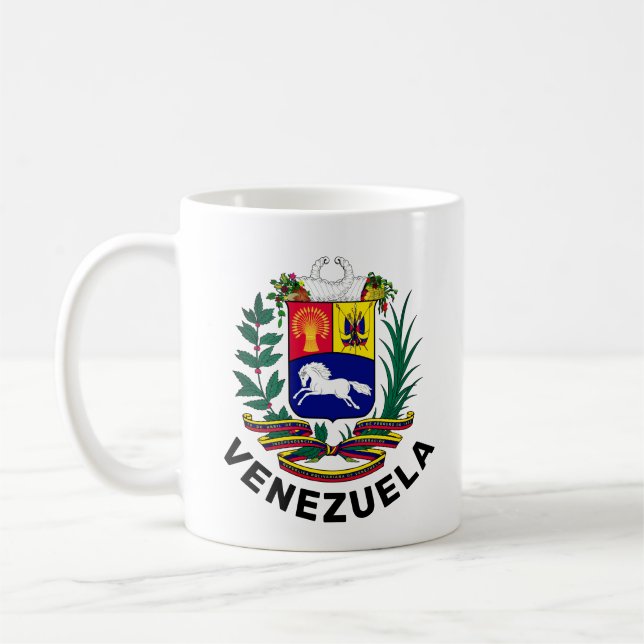 Taza De Café Escudo de armas de Venezuela (Izquierda)