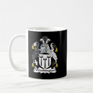 Taza De Café Escudo de armas de Worthington Crest 