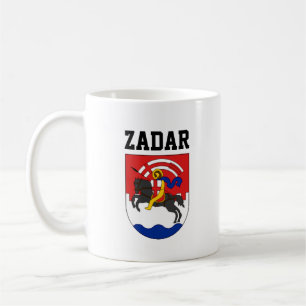 Taza De Café Escudo de armas de Zadar (Croacia) Café Mug