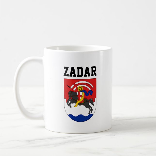 Taza De Café Escudo de armas de Zadar (Croacia) Café Mug (Izquierda)