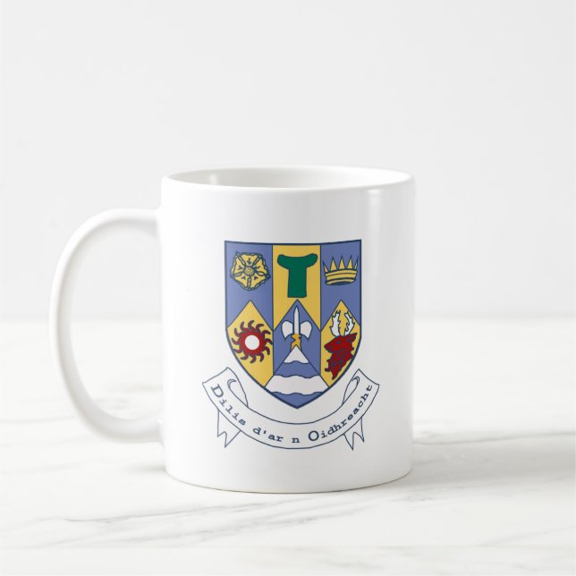 Taza De Café Escudo de armas del condado de Clare, Irlanda (Izquierda)