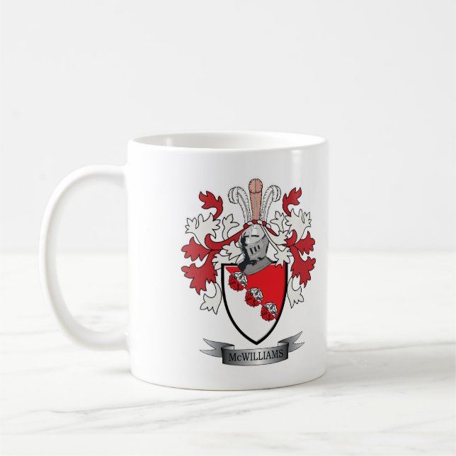 Taza De Café Escudo de armas del escudo de la familia de (Izquierda)