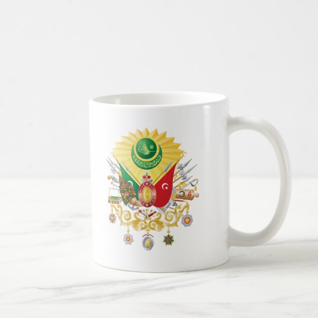 Taza De Café Escudo de armas del imperio otomano (Derecha)