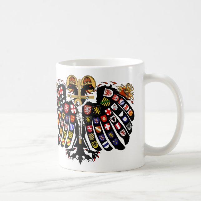 Taza De Café Escudo de armas del Sacro Imperio Romano (Derecha)