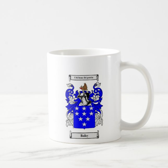 Taza De Café Escudo de armas (inglés) de Bailey (Derecha)