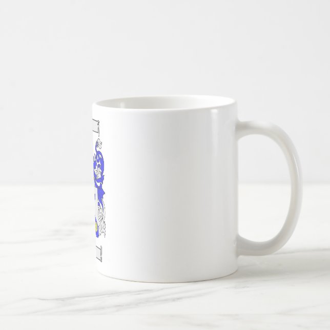 Taza De Café Escudo de armas (inglés) de Clark (Derecha)