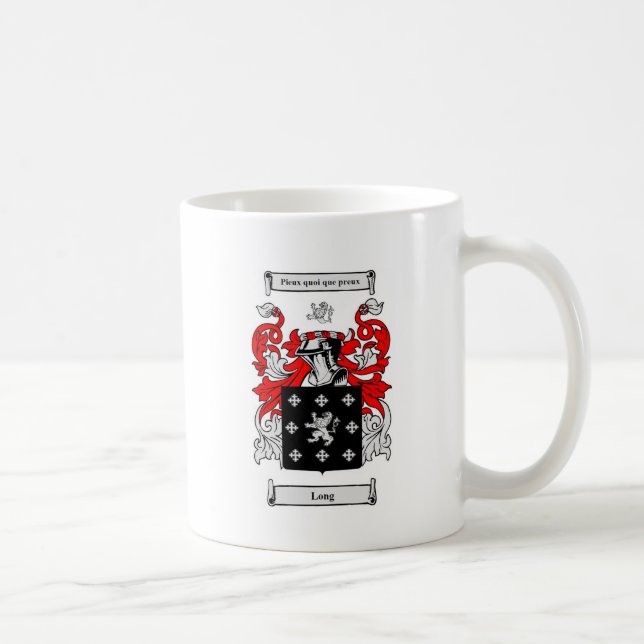 Taza De Café Escudo de armas largo (Derecha)