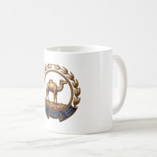 Taza De Café Escudo de armas símbolo emblema bandera camello pa