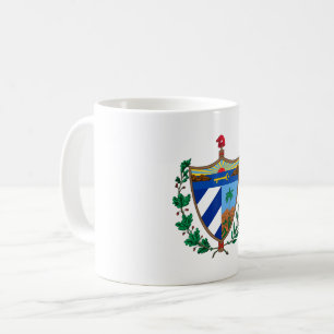 Taza De Café escudo de armas símbolo emblema bandera de Cuba