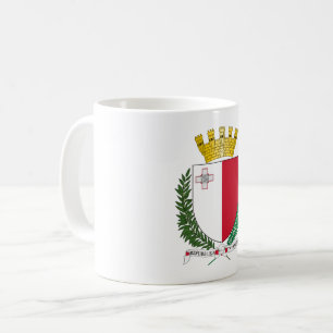 Taza De Café escudo de armas símbolo emblema bandera de Malta