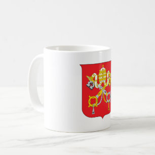Taza De Café escudo de armas símbolo emblema bandera país Vatic