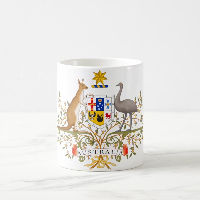 Taza De Café Escudo de Australia (Centro)