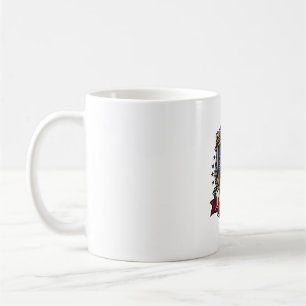 Taza De Café Escudo de batalla patriótico 1776 Símbolo inspirad