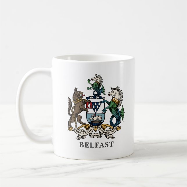 Taza De Café Escudo de Belfast (Izquierda)