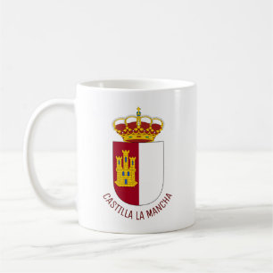 Taza De Café Escudo de Castilla La Mancha - España