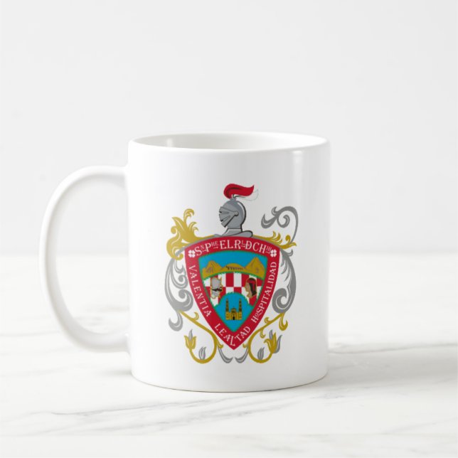 Taza De Café Escudo de Chihuahua - bandera del estado de la (Izquierda)