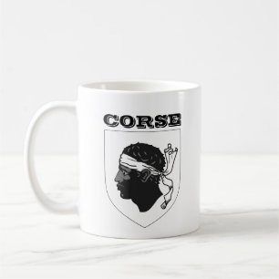 Taza De Café Escudo de Córcega (Francia)