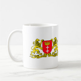 Taza De Café Escudo De Escudo De Armamento