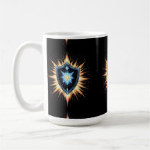 Escudo de Fantasía Épica con Estallido de Energía 