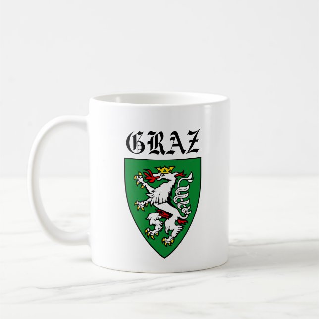 Taza De Café Escudo de Graz - AUSTRIA (Izquierda)
