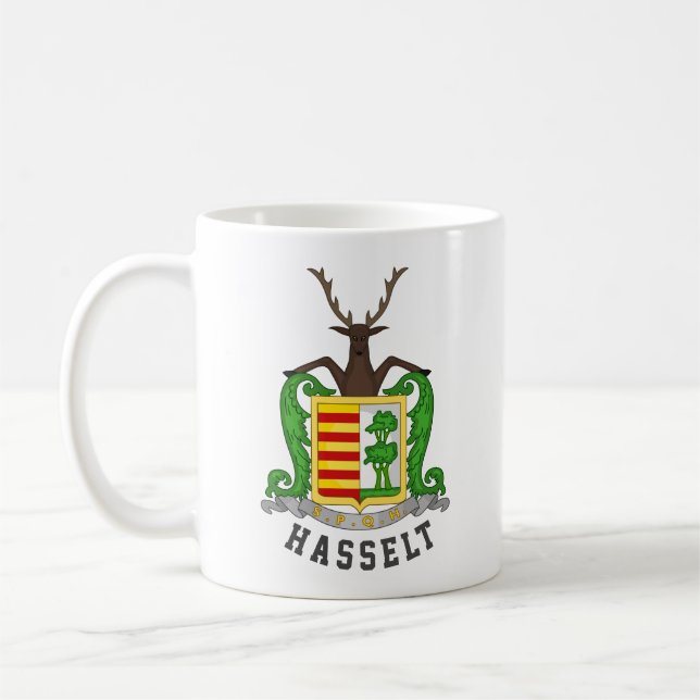 Taza De Café Escudo de Hasselt, Bélgica (Izquierda)