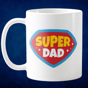 Taza De Café Escudo de Héroes de Super Dad