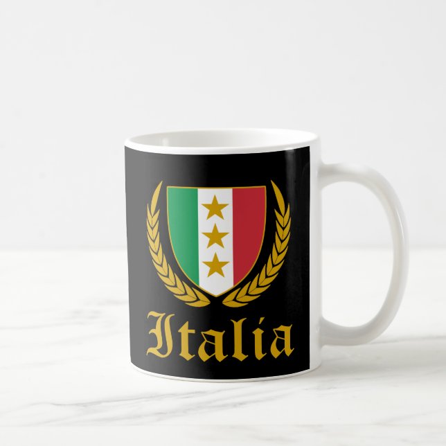 Taza De Café Escudo de Italia (Derecha)