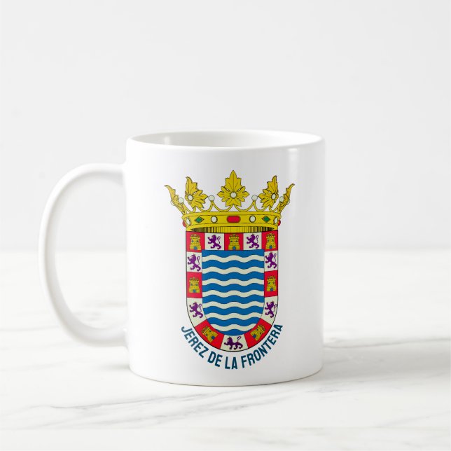 Taza De Café Escudo de Jerez de la Frontera (Izquierda)